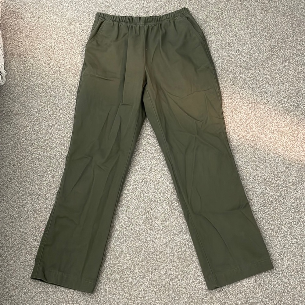 Lands End High Rise Straight Leg Pants